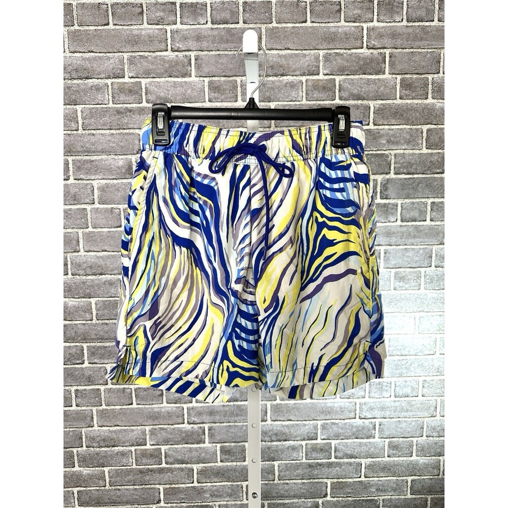 Mode of One Men's Retro Wave Regular-Fit Printed Swim Trunks - Small
